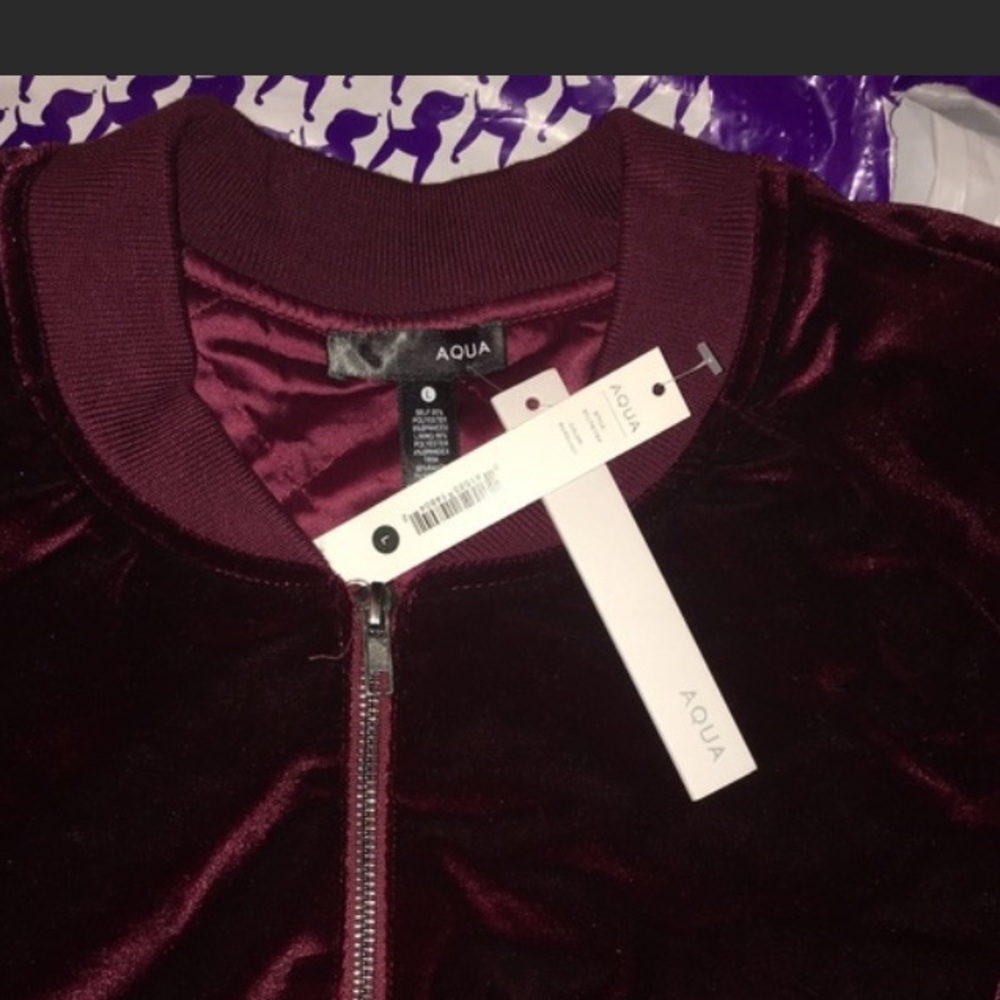 Velvet Bomber Jacket - Picture 4 of 4